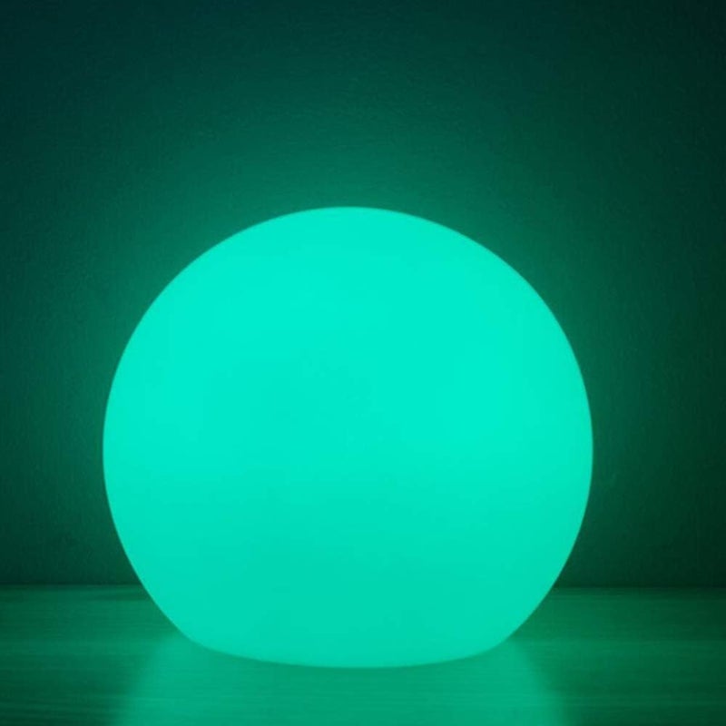 Borelor LED Ball Light, 6-Inch Rechargeable & Remote Control Globe Lights 16 RGB Colors Changing Indoor/Outdoor Night Light for Home/Party/Lawn/Desk Decoration - Image 1